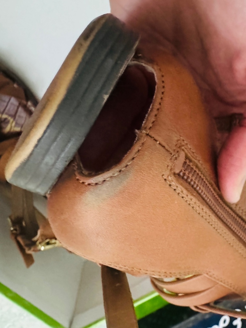 Sam Edelman - Preloved Brown Leather Sandals, Size 10 - Picture 8 of 8